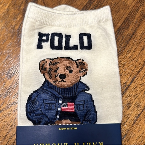 Polo Ralph Lauren Women's Polo Bear Socks - Picture 3 of 4